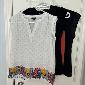 Lot of 4 Cute Sleeveless Tops for Work, Casual Ocassions